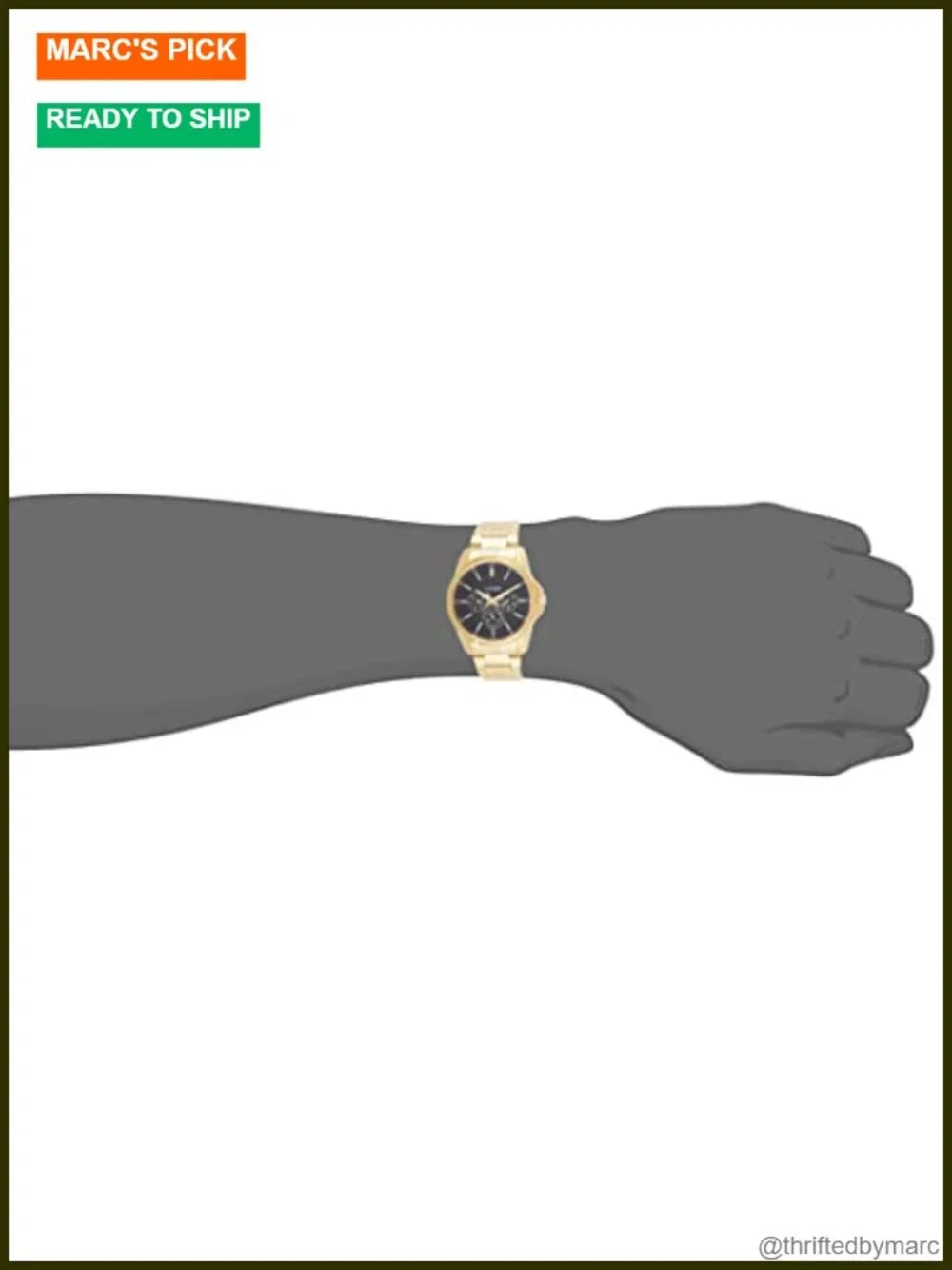 Quartz Mens Watch, Stainless Steel, Day/Date, 30m Water Resistant